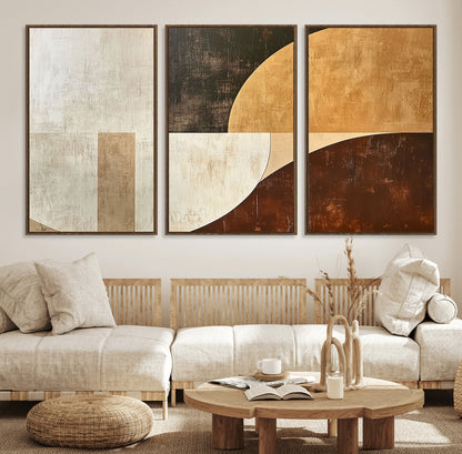 15030-MGV-CV-36X24-Wabi Sabi Wall Art Canvas Print, Framed Modern Abstract Art Picture Print, Minimalist Zen Perfect Minimalist Modern Decor Artwork