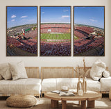 29492070-MGV-CV-36X24-William Brice Stadium Canvas Wall Art – Football Game, Stadium Crowd, Fans, Energy, Team Spirit, Daytime Outdoor Event Print for