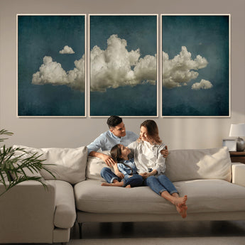 18162-MGV-CV-36X24-Ethereal Cloud Wall Art – Panoramic Sky Canvas Print, Dreamy Atmospheric Decor for Bedroom, Living Room or Office