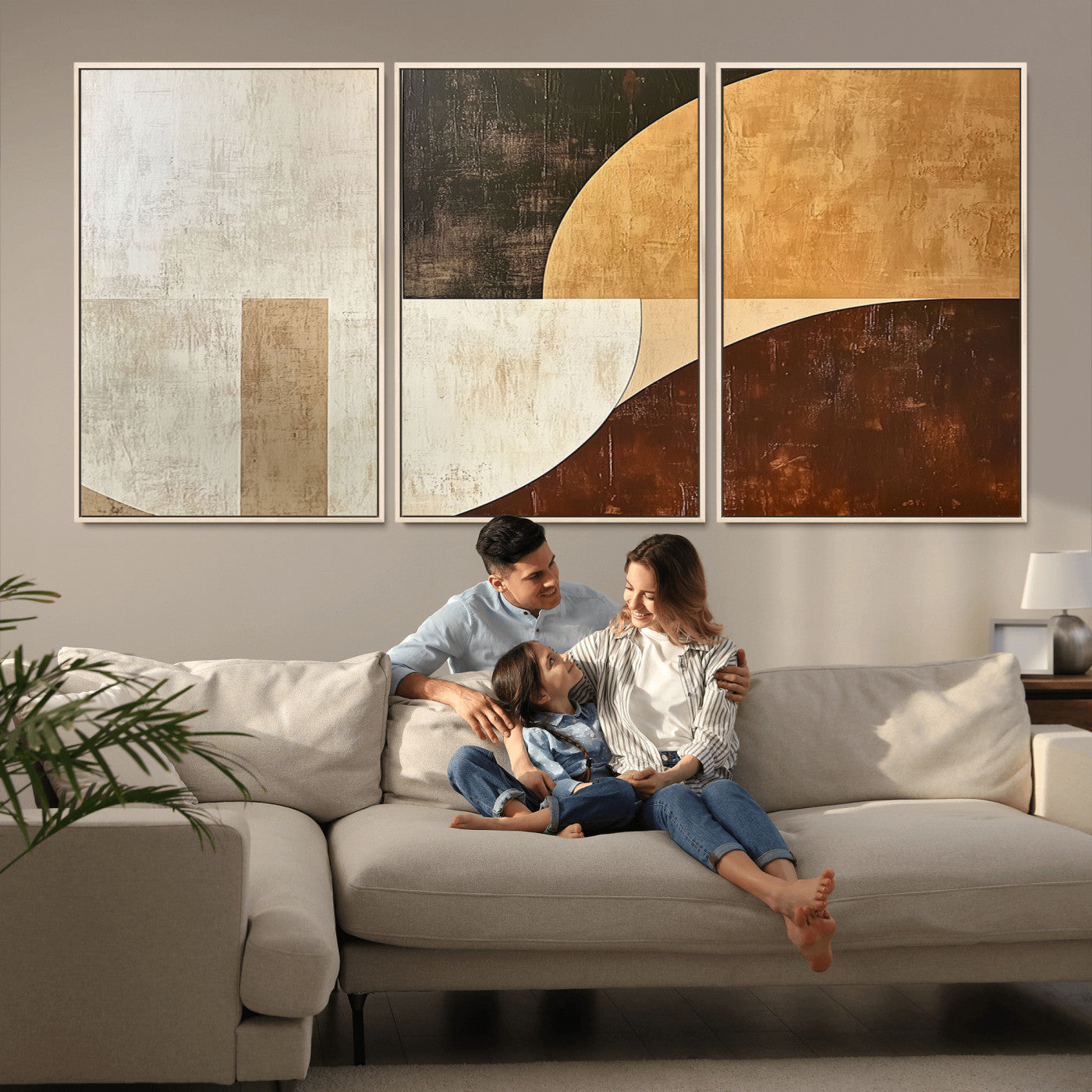 15030-MGV-CV-36X24-Wabi Sabi Wall Art Canvas Print, Framed Modern Abstract Art Picture Print, Minimalist Zen Perfect Minimalist Modern Decor Artwork