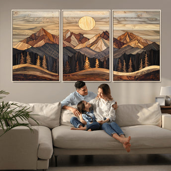 50100230-MGV-FC-60X30-3P_Natural-Wall Art Canvas Print