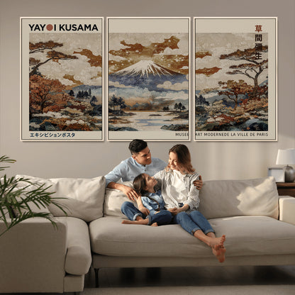 11778299-MGV-CV-36X24-Japanese Landscape Wall Art – Mount Fuji Canvas Print, Asian Inspired Nature Decor for Living Room, Bedroom, Office or Studio