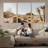 62783269-MGV-CV-36X24-Joshua Tree Wall Art – Desert Landscape Photography Canvas Print, Southwest Nature Artwork Rustic Home Decor for Living Room,