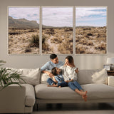 20681831-MGV-CV-36X24-Desert Landscape Wall Art – Southwestern Mountain Canvas Print, Rustic Western Nature Photography Decor for Living Room, Office,