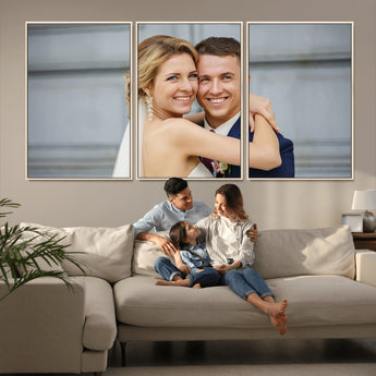 CSTM6030-MGV-CV-36X24-Custom Canvas Wall Art – Personalized Photo Print for Wedding, Anniversary or Gift, Ready to Hang Canvas for Home Decor