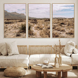 20681831-MGV-CV-36X24-Desert Landscape Wall Art – Southwestern Mountain Canvas Print, Rustic Western Nature Photography Decor for Living Room, Office,