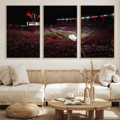 60690191-MGV-CV-36X24-William Brice Stadium Wall Art – Baseball Artwork Print for Game Room, Basement, Dorm or Office Wall Decor