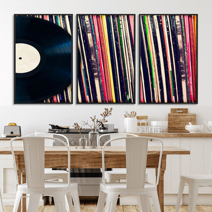 45029-MGV-CV-36X24-Misty Pine Forest Wall Art – Black and White Landscape Canvas Print, Foggy Trees Nature Photography, Modern Minimalist Decor for