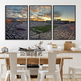 38807-MGV-CV-36X24-Beaver Stadium Wall Art Canvas Print, Framed Beaver Stadium Field Art Picture Print, Football Stadium Perfect Sport Room Decor