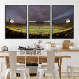 72404-MGV-CV-36X24-Michigan Wolverine Stadium Wall Art Canvas Print, Framed Michigan Stadium Art Picture Print, Football Stadium Perfect Sport Room