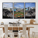 87122-MGV-CV-36X24-Petco Park Field Wall Art Canvas Print, Framed San Diego Stadium Art Picture Print, Petco Park Stadium Perfect Sport Room Decor