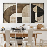 44796-MGV-CV-36X24-Wabi Sabi Wall Art Canvas Print, Framed Geometric Minimalist Art Picture Print, Modern Abstract Perfect Modern Abstract Decor
