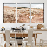 97234735-MGV-FC-60X30-3P_Black-Rustic Bones Wall Art Canvas Print, Framed Desert Sage Art Picture Print, Prairie Skull Perfect Minimal Rustic Decor Artwork