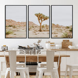67109959-MGV-CV-36X24-Joshua Tree Wall Art Canvas Print, Framed Neutral Desert Art Picture Print, Earthy Landscape Perfect Neutral Boho Decor Artwork