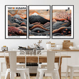 63125329-MGV-CV-36X24-Japanese Mt Fuji Wall Art – Surreal Ukiyo e Style Cherry Blossom Poster, Swirling Cloud Landscape Print, Modern Oriental Asian