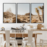 62783269-MGV-CV-36X24-Joshua Tree Wall Art – Desert Landscape Photography Canvas Print, Southwest Nature Artwork Rustic Home Decor for Living Room,