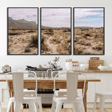 20681831-MGV-CV-36X24-Desert Landscape Wall Art – Southwestern Mountain Canvas Print, Rustic Western Nature Photography Decor for Living Room, Office,
