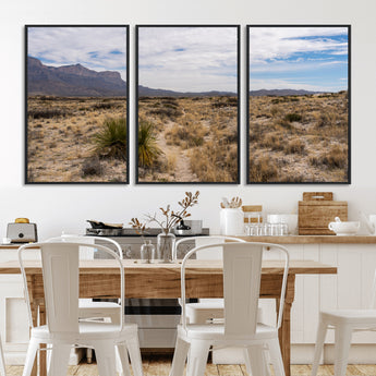 21606563-MGV-CV-36X24-Desert Mountain Wall Art – Southwest Landscape Photography Canvas Print, Rustic Nature Artwork Scenic Western Decor for Living