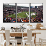 18347149-MGV-CV-36X24-Soldier Field Wall Art – Chicago Bears Football Stadium Canvas Print, Game Day Sports Decor for Man Cave, Bar, Office, or Living