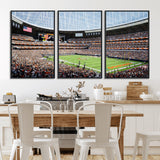 32530647-MGV-FC-60X30-3P_Black-Chicago Bears Stadium Wall Art – Futuristic Dome Arena Canvas Print, Modern Football Concept Design Decor for Man Cave, Bar, or
