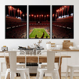 73358115-MGV-FC-60X30-3P_Black-Tennessee Volunteers Wall Art – Neyland Stadium Fireworks Night Game Canvas Print, Vols Football Checkerboard Endzone Sports Decor