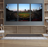 67670-MGV-FC-60X30-3P_Black-PNC Park Stadium Wall Art Canvas Print, Framed Pittsburgh Pirates Stadium Art Picture Print, PNC Park Field Perfect Sport Room
