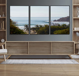 88336640-MGV-CV-36X24-Tropical Beach Scene Wall Art Canvas Print, Framed Coastal Photography Art Picture Print, Ocean Horizon Art Perfect Coastal Boho