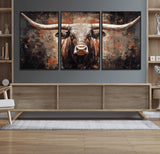 42732393-MGV-FC-60X30-3P_Black-Venice Canal Wall Art – Rustic Italian Architecture Canvas Print, Scenic Europe Travel Decor for Living Room, Office, Bedroom