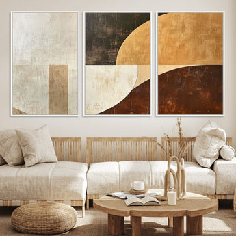 15030-MGV-CV-36X24-Wabi Sabi Wall Art Canvas Print, Framed Modern Abstract Art Picture Print, Minimalist Zen Perfect Minimalist Modern Decor Artwork