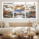 80111817-MGV-CV-36X24-Japanese Landscape Wall Art – Mount Fuji Autumn Canvas Print, Asian Inspired Nature Decor for Living Room, Bedroom, Office or