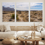 21606563-MGV-CV-36X24-Desert Mountain Wall Art – Southwest Landscape Photography Canvas Print, Rustic Nature Artwork Scenic Western Decor for Living