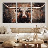 42732393-MGV-FC-60X30-3P_White-Venice Canal Wall Art – Rustic Italian Architecture Canvas Print, Scenic Europe Travel Decor for Living Room, Office, Bedroom