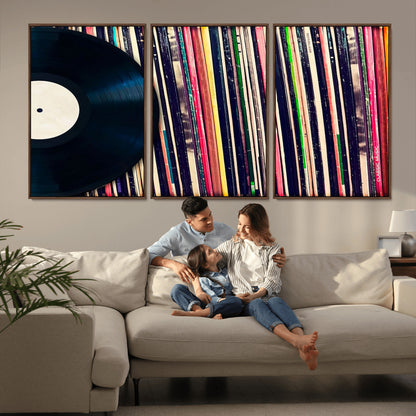 45029-MGV-CV-36X24-Misty Pine Forest Wall Art – Black and White Landscape Canvas Print, Foggy Trees Nature Photography, Modern Minimalist Decor for