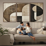 44796-MGV-CV-36X24-Wabi Sabi Wall Art Canvas Print, Framed Geometric Minimalist Art Picture Print, Modern Abstract Perfect Modern Abstract Decor