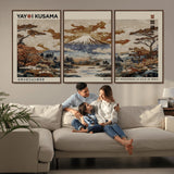 11778299-MGV-CV-36X24-Japanese Landscape Wall Art – Mount Fuji Canvas Print, Asian Inspired Nature Decor for Living Room, Bedroom, Office or Studio