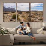 21606563-MGV-CV-36X24-Desert Mountain Wall Art – Southwest Landscape Photography Canvas Print, Rustic Nature Artwork Scenic Western Decor for Living