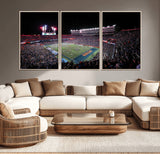 46899-MGV-CV-36X24-Ben Hill Griffin Stadium Wall Art Canvas Print, Framed Football Stadium Art Picture Print, Florida Football Stadium Perfect Sport