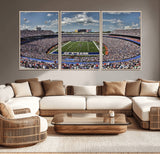 76491-MGV-CV-36X24-Buffalo Bills Stadium Wall Art Canvas Print, Framed Bills Stadium Art Picture Print, Highmark Stadium Perfect Sport Room Decor