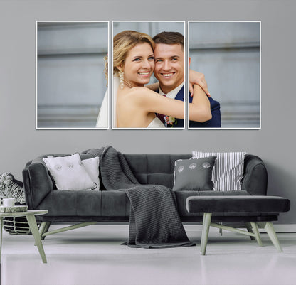 CSTM6030-MGV-CV-36X24-Custom Canvas Wall Art – Personalized Photo Print for Wedding, Anniversary or Gift, Ready to Hang Canvas for Home Decor