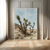 95224550-MGV-FC-24X36_Natural-Joshua Tree Wall Art – Desert Landscape Canvas Print with Southwestern Scenery, Rustic Western Photography, Boho Nature Decor for