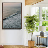 88999168-MGV-CV-24X36-Ocean Waves Wall Art Canvas Print, Framed Coastal Serenity Art Picture Print, Relaxing Ocean Perfect Modern Coastal Decor Artwork