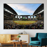 92672-SEG-FC-51X34_Oversize-Chase Field Stadium Wall Art Canvas Print, Framed Arizona Stadium Art Picture Print, Chase Stadium Perfect Sports Room Decor