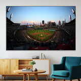 67670-SEG-FC-51X34_Oversize-PNC Park Stadium Wall Art Canvas Print, Framed Pittsburgh Pirates Stadium Art Picture Print, PNC Park Field Perfect Sport Room
