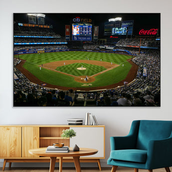 83979-SEG-FC-51X34_Oversize-RingCentral Coliseum Wall Art Canvas Print, Framed Oakland A's Stadium Art Picture Print, RingCentral Coliseum Field Perfect Sport
