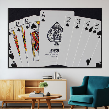 56787-SEG-FC-51X34_Oversize-Playing Cards – Classic Poker Deck with Spades, Standard Size Durable Casino Quality Card Set for Magic Tricks, Blackjack, Bridge,