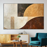 15030-MGV-CV-36X24-Wabi Sabi Wall Art Canvas Print, Framed Modern Abstract Art Picture Print, Minimalist Zen Perfect Minimalist Modern Decor Artwork