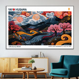 43879290-MGV-CV-36X24-Japanese Abstract Wall Art – Mount Fuji Cherry Blossom Canvas Print, Modern Asian Inspired Landscape Decor for Living Room,