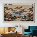 11778299-MGV-CV-36X24-Japanese Landscape Wall Art – Mount Fuji Canvas Print, Asian Inspired Nature Decor for Living Room, Bedroom, Office or Studio