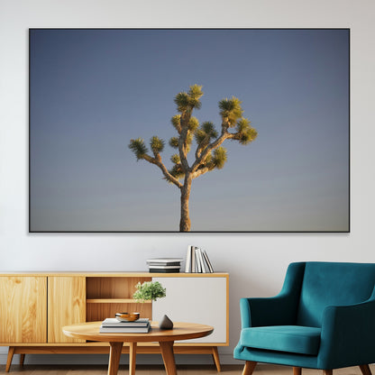 54552043-MGV-CV-36X24-Joshua Tree Art Wall Art Canvas Print, Framed Desert Landscape Art Picture Print, Southwestern Nature Perfect Southwestern Boho