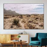 20681831-MGV-CV-36X24-Desert Landscape Wall Art – Southwestern Mountain Canvas Print, Rustic Western Nature Photography Decor for Living Room, Office,